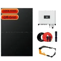 Solcellesystemet inkluderer inverter-batteri