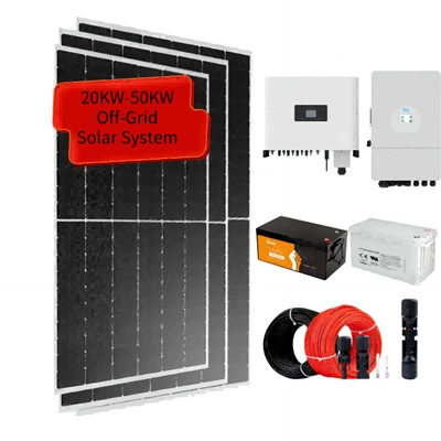 Alt i ett solcellepanel kraftsystem